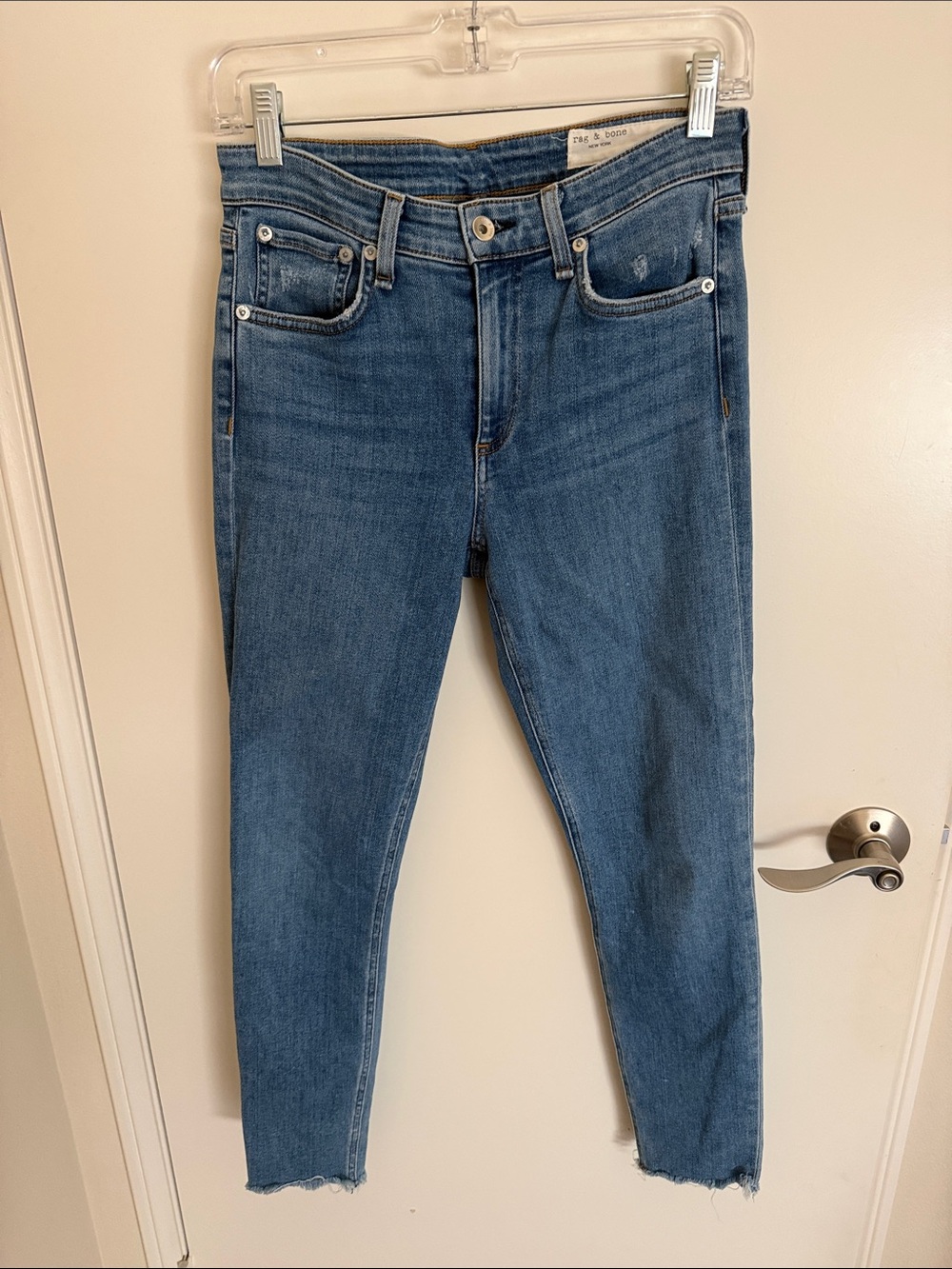 rag & bone Medium Blue Skinny Jeans - Women's